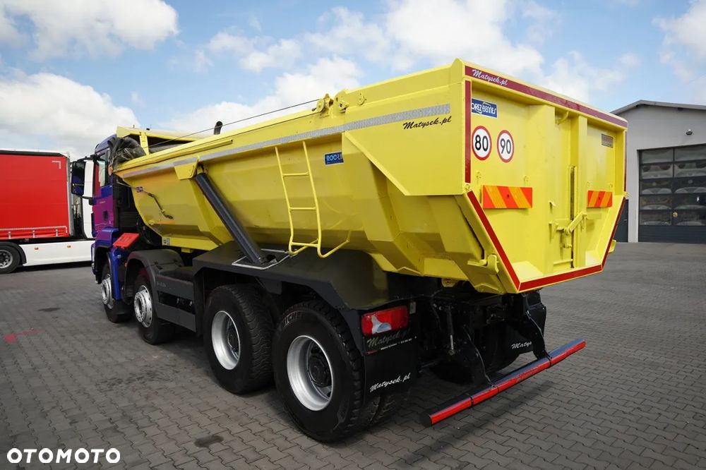 MAN TGS 35.460 / 8x4 / WYWROTKA TYLNOZSYPOWA / HYDROKLAPA / NAVI / AUTOMAT - 11