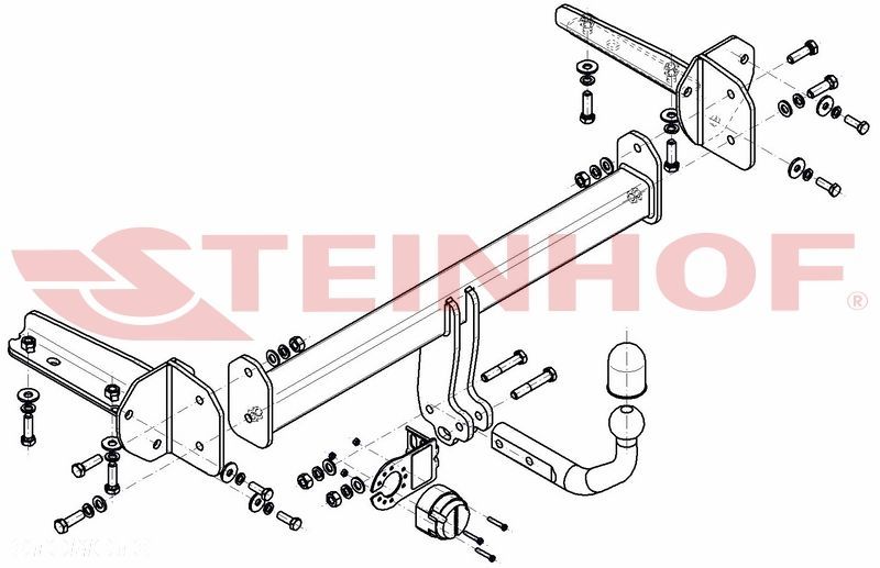 Hak holowniczy + MODUŁ 7PIN do Subaru Levrog od 2015 - 2