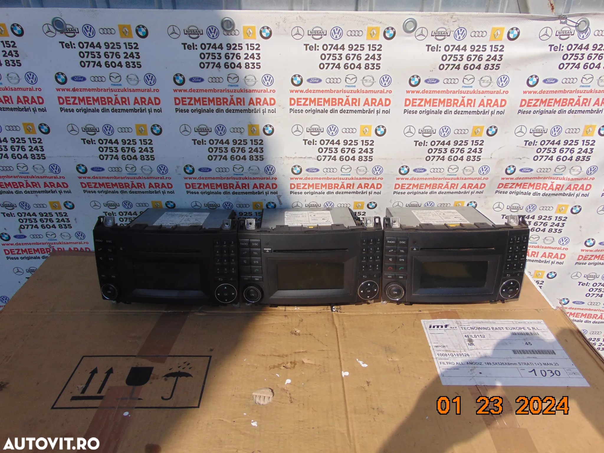 Radio Cd Mercedes Sprinter Vito A Class w169 b class w245 - 1