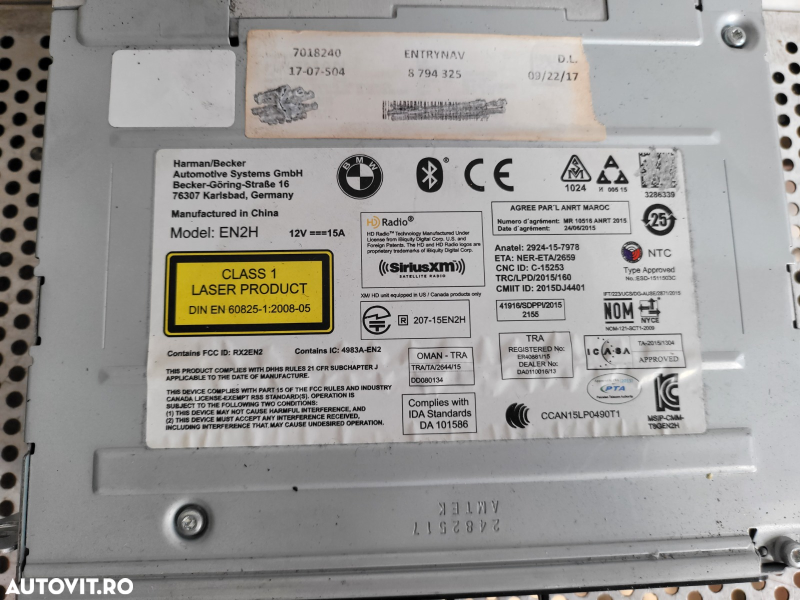 Unitate Navigate CIC Cu Display CID Bmw X3 X4 F25 F26 Cod 9269020 8794325 Testata Cu garantie Volan Stanga Dezmembrez Bmw X4 F26 2.0 D Motor B47 Xdrive 4x4 Volan Stanga Bi-Xenon - 5