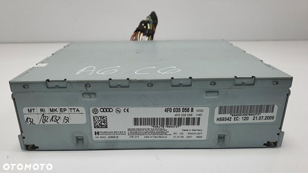 MODUŁ TUNER RADIA AUDI A6 C6 4F0035056B - 2