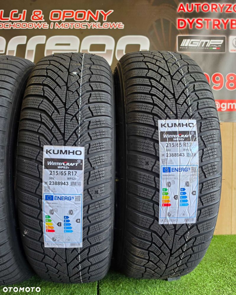 Koła zimowe MITSUBISHI OULTANDER ASX 17x5114,3 - Kumho WindCraft WP 52+ 215*65/R17 + TPMS - 4
