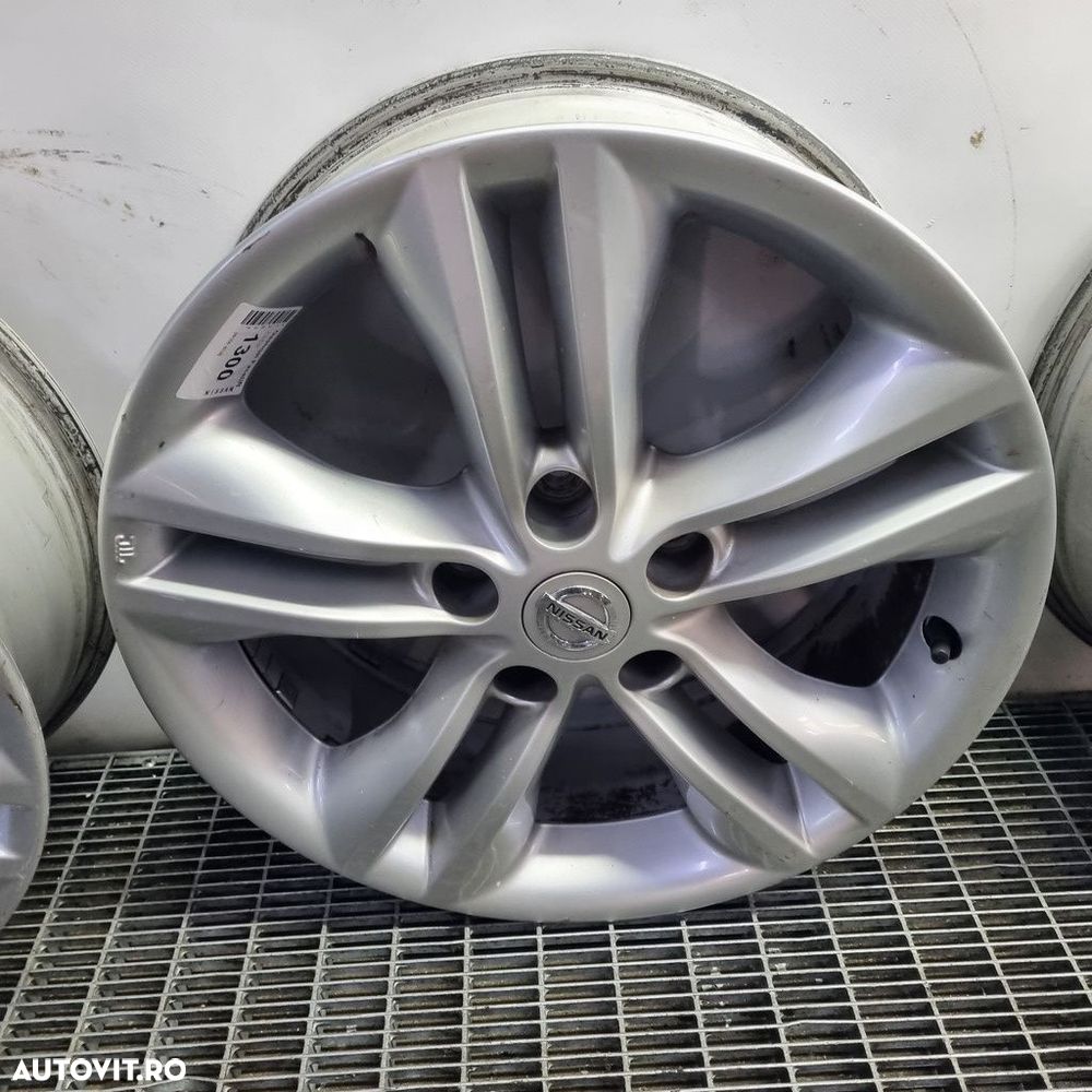 Jante aliaj Nissan Qashqai Facelift 2010 - 2013 (1300) R18 R17 ET40 5*114.3 - 3