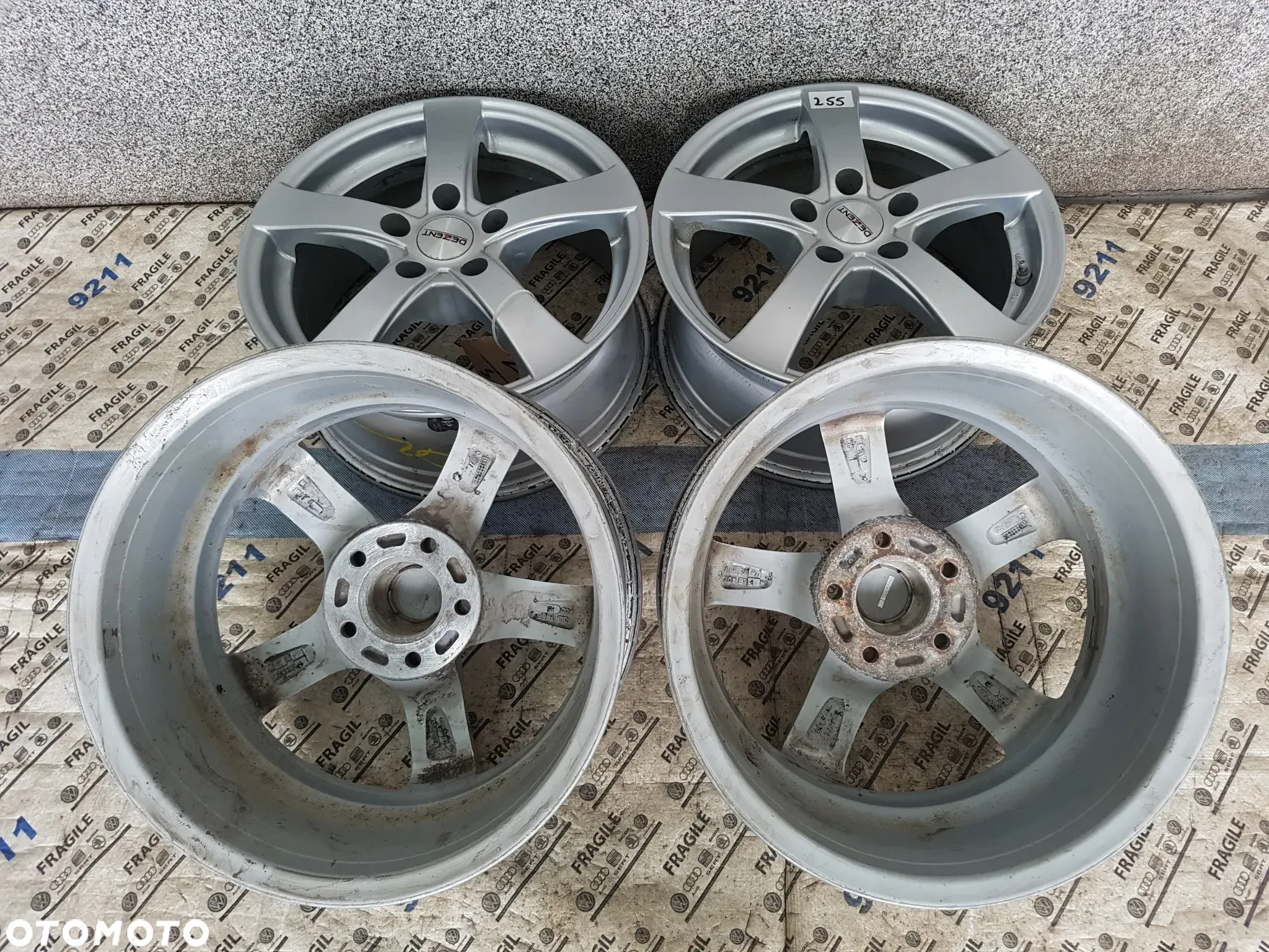 FELGI ALU VW GOLF V VI VII PASSAT B6 B7 B8 SHARAN AUDI SKODA 5X112 7JX16 ET45 - 9