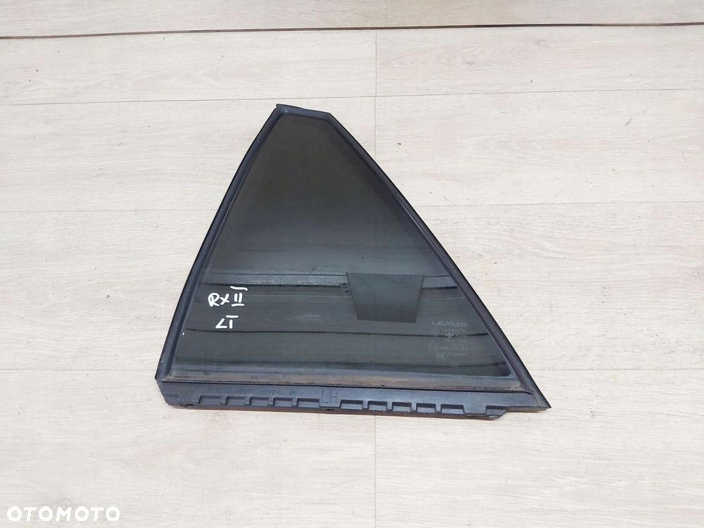 LEXUS RX II 300 350 400h szyba drzwi lewy tył trójkąt - 1