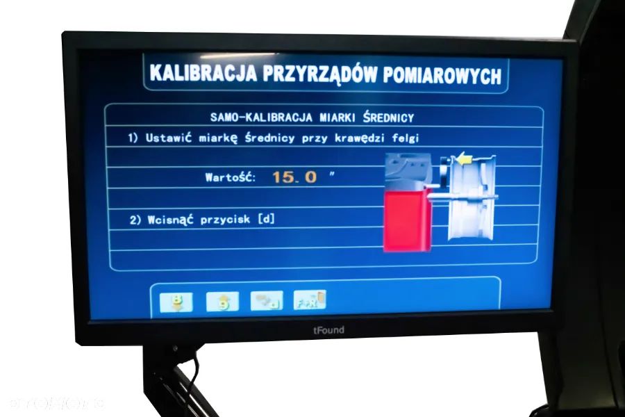 Wyważarka automatyczna do kół osobowych dostawczych KW-700LHB laser Kupczyk - 16