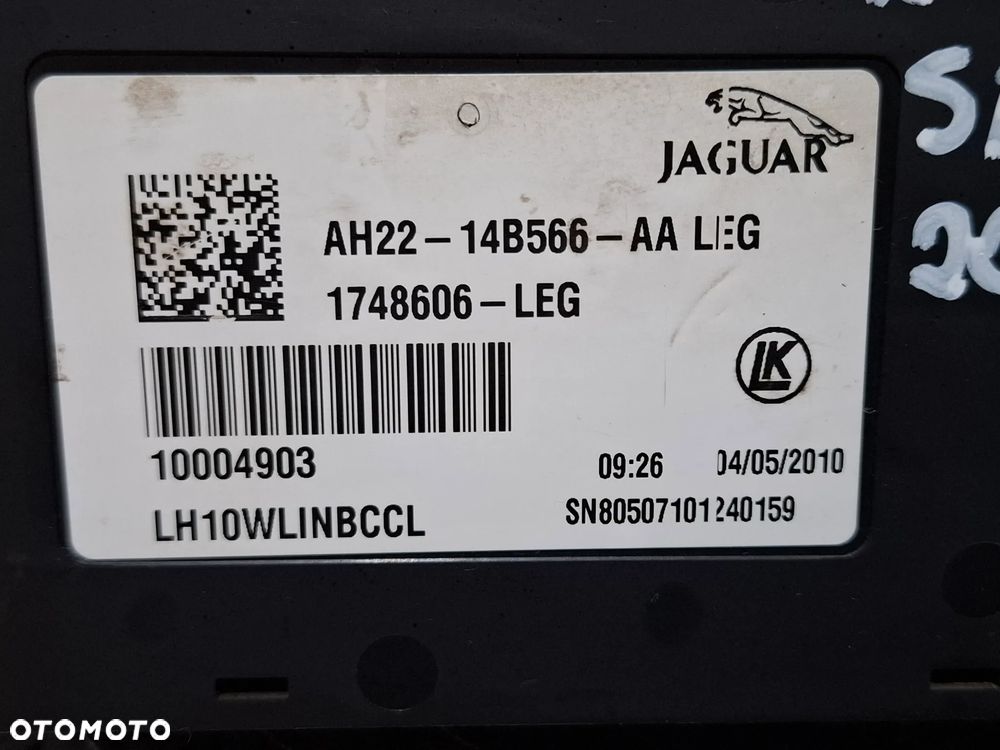 PAnel moduł przełącznik sterowania fotela lewy przód Land Rover Range Rover Sport rok 2010 lift 5,0 V8 510 KM nr AH2214B566AA - 2