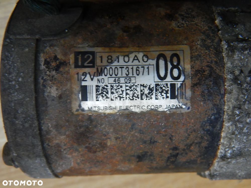 Rozrusznik alternator 1.6 2.0 benz Mitsubishi ASX I Lancer 10-18 Łuków części - 8