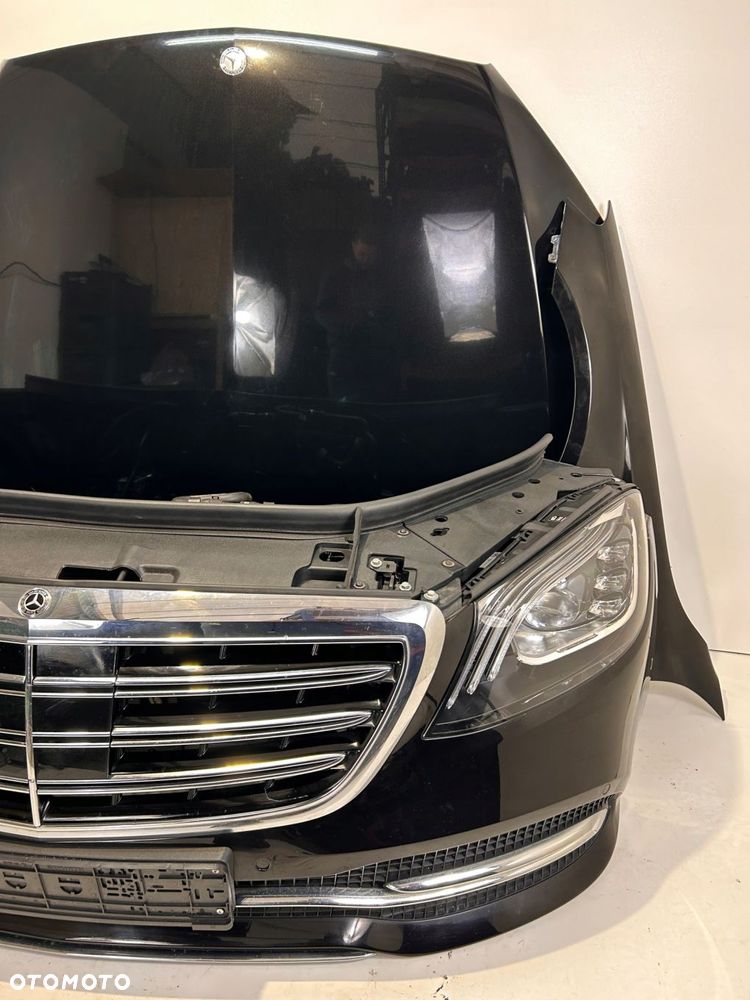 MERCEDES W222 LIFT PRZÓD ZDERZAK PAS LAMPY MASKA CHŁODNICE - 6