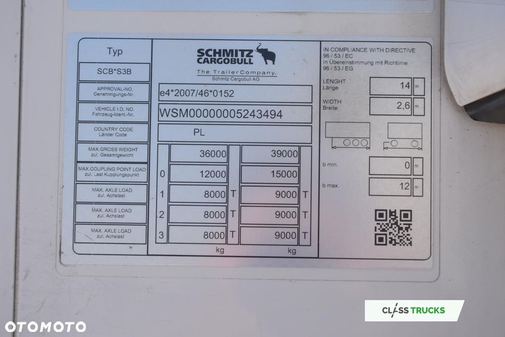 Schmitz Cargobull SKO FP 60 ThermoKing SLXi 300 - 15
