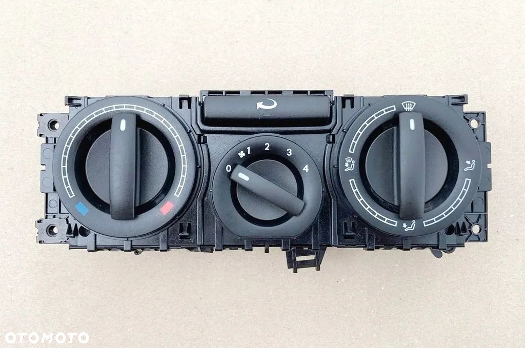 PANEL NAWIEWU PRZEŁĄCZNIK DMUCHAWY OGRZEWANIA VW T5 CARAVELLE DOKA TRANSPORTER 7H0819045F9B9 - 1