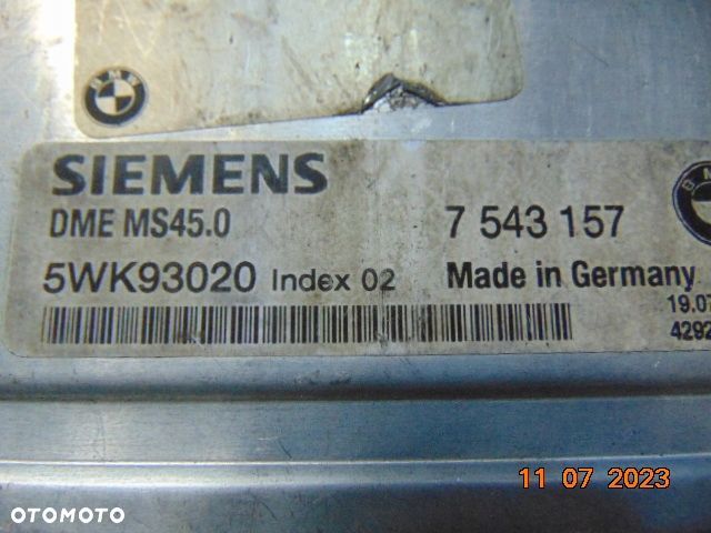 BMW E83 E85 Z4 E60 M54 2.5i 3.0i KOMPUTER SILNIKA - 2