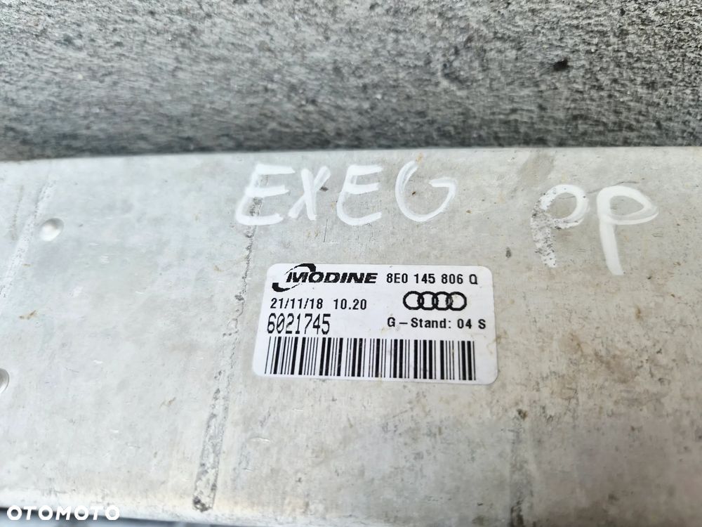 Chłodnica Powietrza Intercooler Prawy Prawa 8E0145806Q Audi A4 B7 Seat Exeo - 8