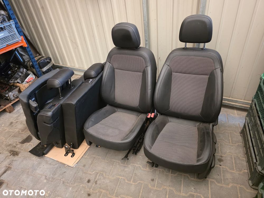 OPEL ASTRA J IV KOMBI FOTELE KANAPA GRZANE PÓŁSKÓRA - 1