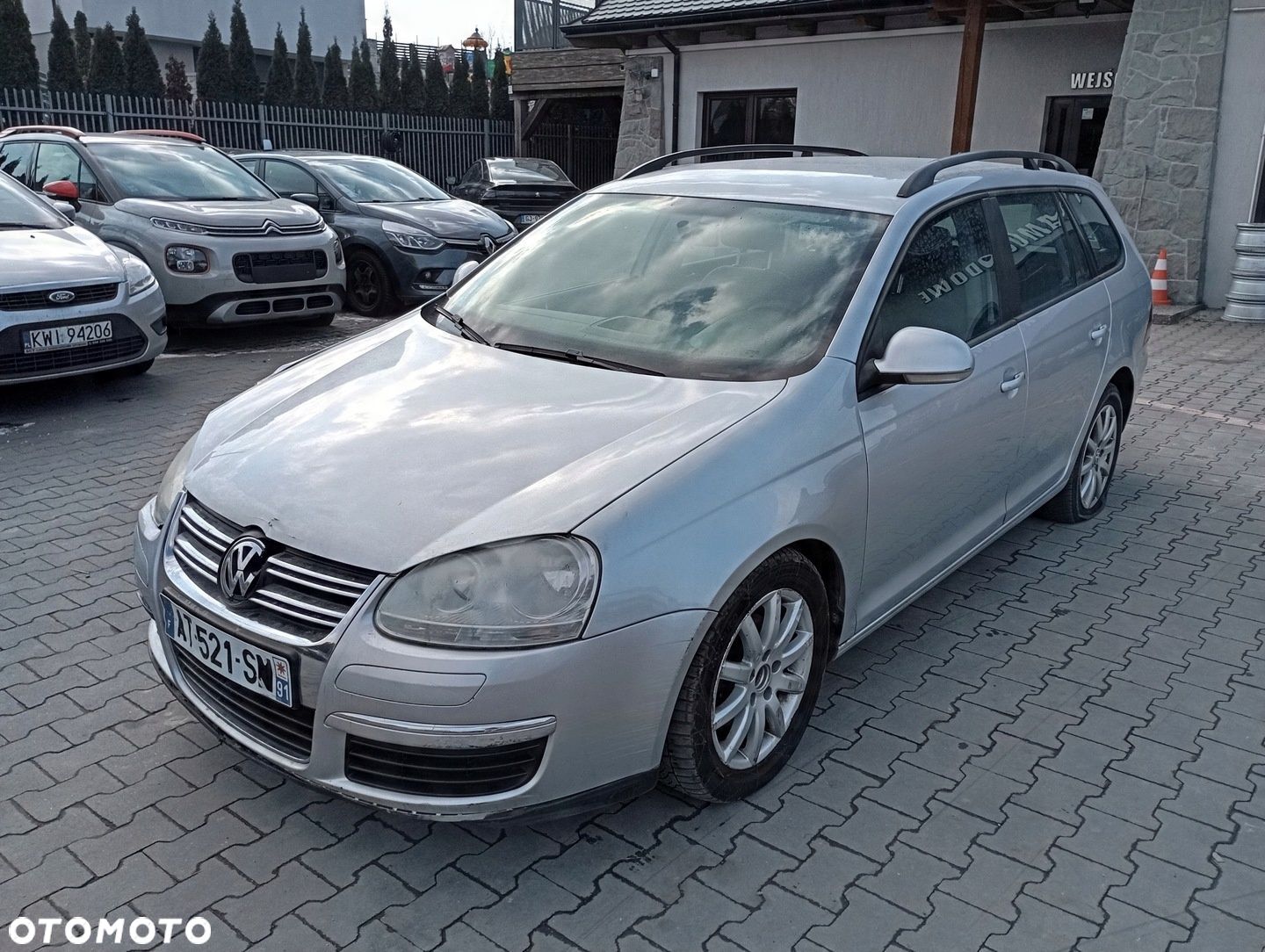 VOLKSWAGEN VW GOLF 5 V 1K KOMBI JETTA DRZWI PRZÓD LEWE SREBRNE LA7W - 1