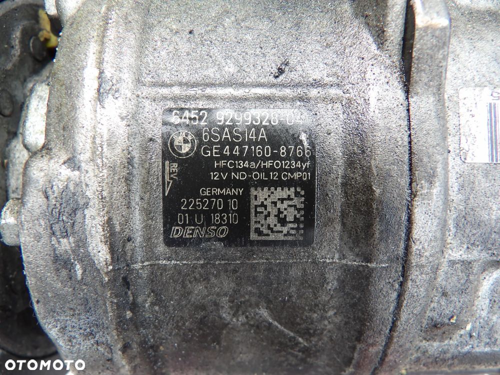 BMW - F20,F30 - KOMPRESOR , SPRĘŻARKA KLIMATYZACJI - 9299328 - 2