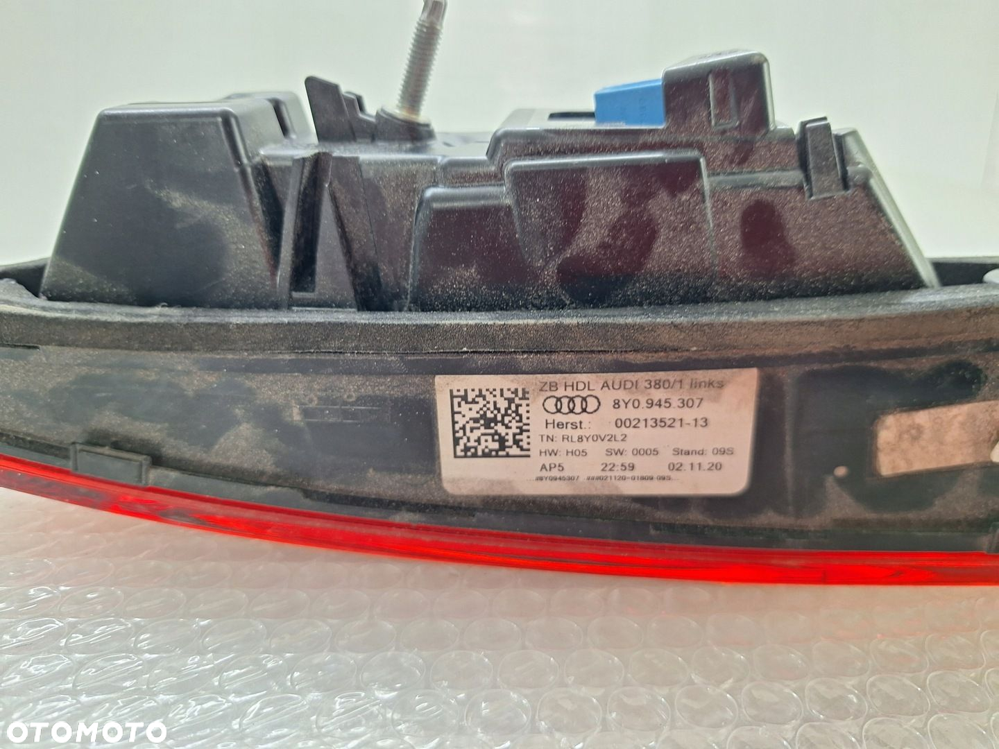 AUDI A3 S3 RS3 8Y 8Y0 2019-2024 LAMPA LEWY TYŁ LEWA TYLNA KLAPA LED OE EU - 3
