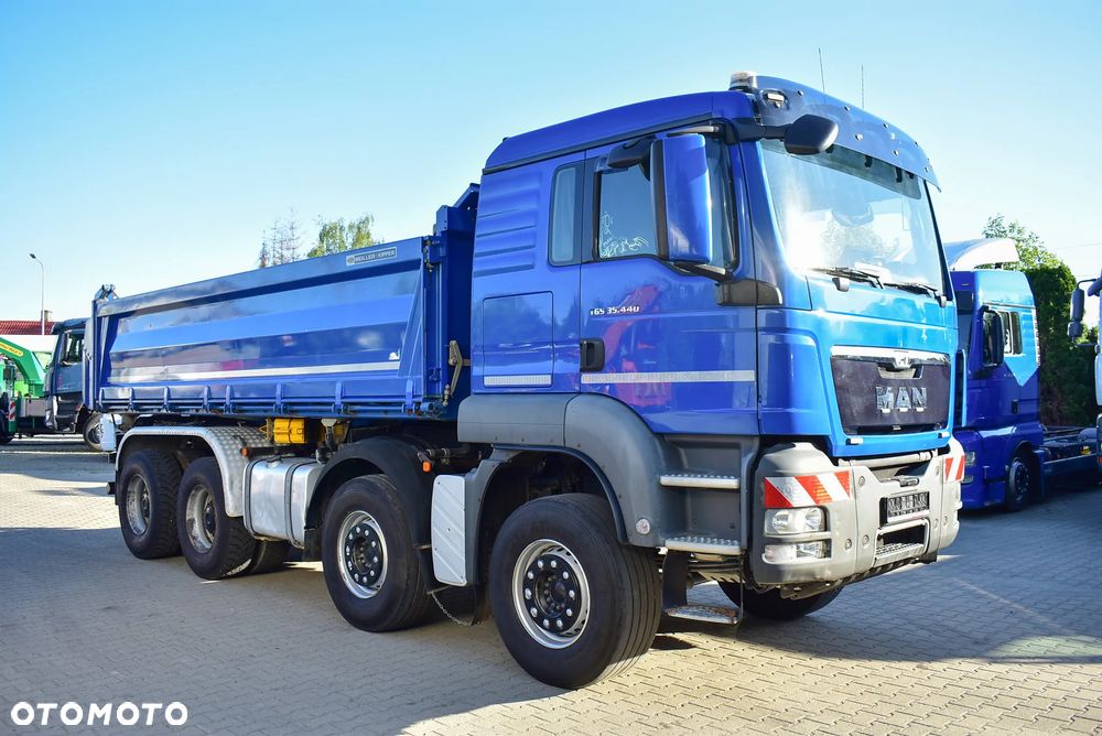 MAN TGS 35.440 8x4 BB Wywrotka 3-Str. Meiller-Kipper * Bordmatic * ! 12.2013 !  Manual/ Oryginalny lakier/ Sprowadzony z Niemiec ! Stan perfekcyjny ! - 10