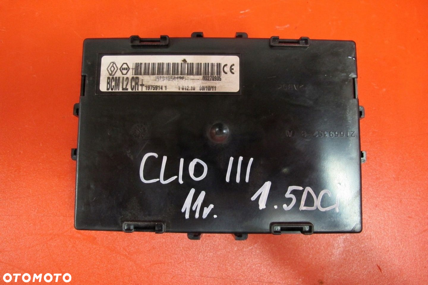 RENAULT CLIO 3 III MODUS MODUŁ STEROWNIK BCM 8201054129 - 2