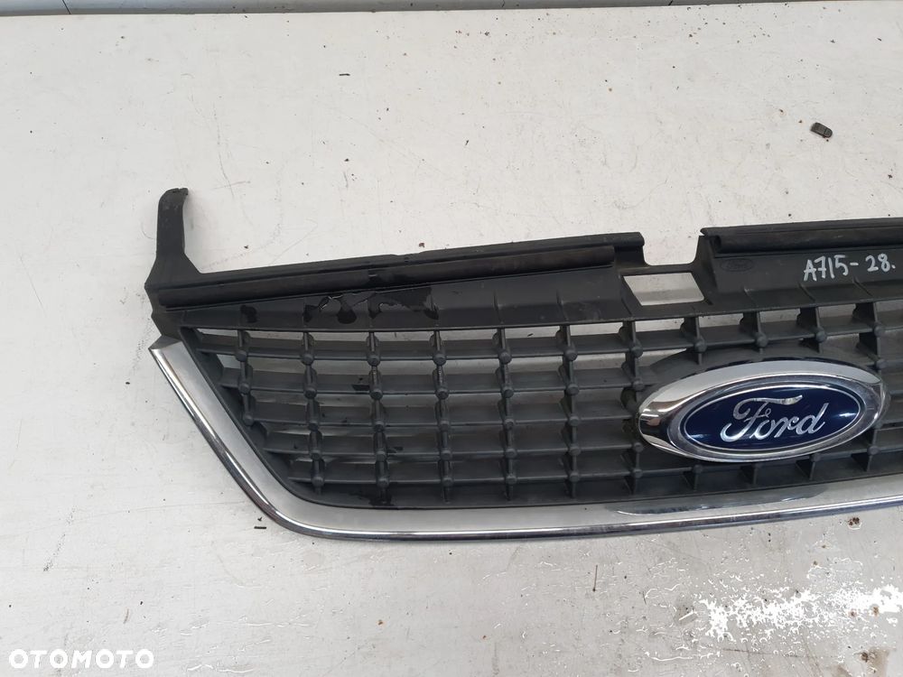 FORD MONDEO MK4 ORYGINAŁ 7S71-8200-A GRILL PRZÓD PRZEDNI ATRAPA PRZEDNIEGO ZDERZAKA CHROM - 3