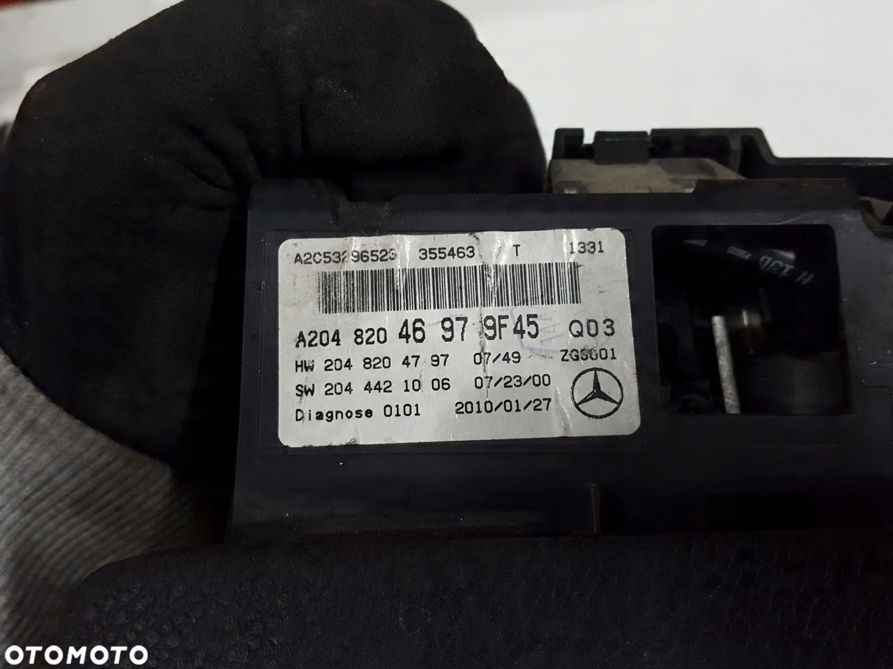 MERCEDES C KLASA W204 07r- WYŚWIETLACZ A2048204697 - 4
