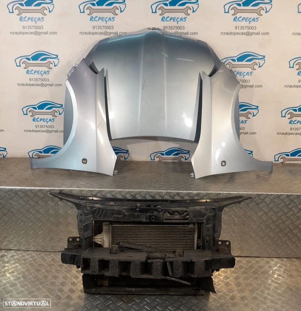 FRENTE COMPLETA SKODA FABIA II 2 MK2 542 CAPOT PARACHOQUES GUARDA-LAMAS OTICAS RADIADOR VENTILADOR FRENTE FIBRA REFORÇO - 17