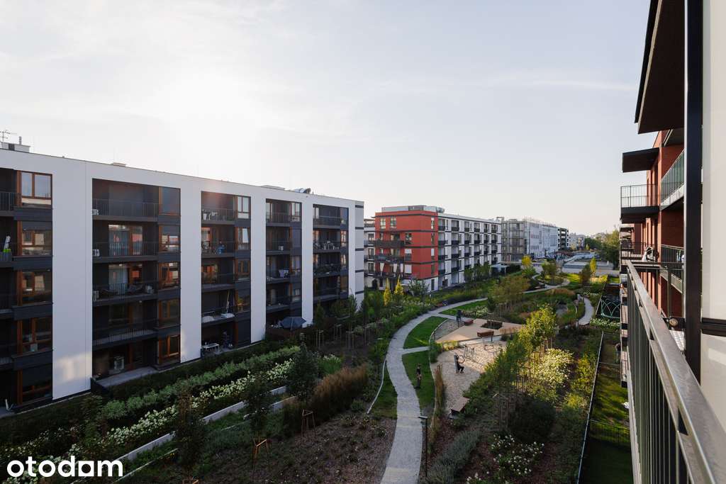Designerskie 2 pokoje | Wilanów | balkon | klima