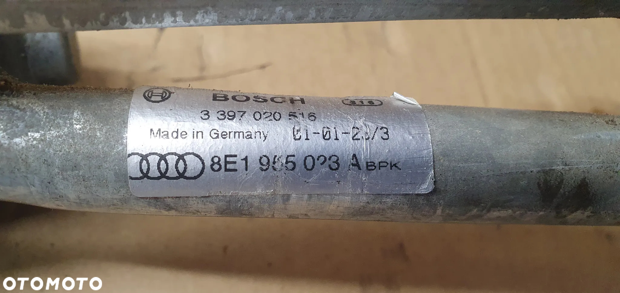 Mechanizm wycieraczek przód przedni Audi A4 B6 8E1955119 8E1955023A - 7