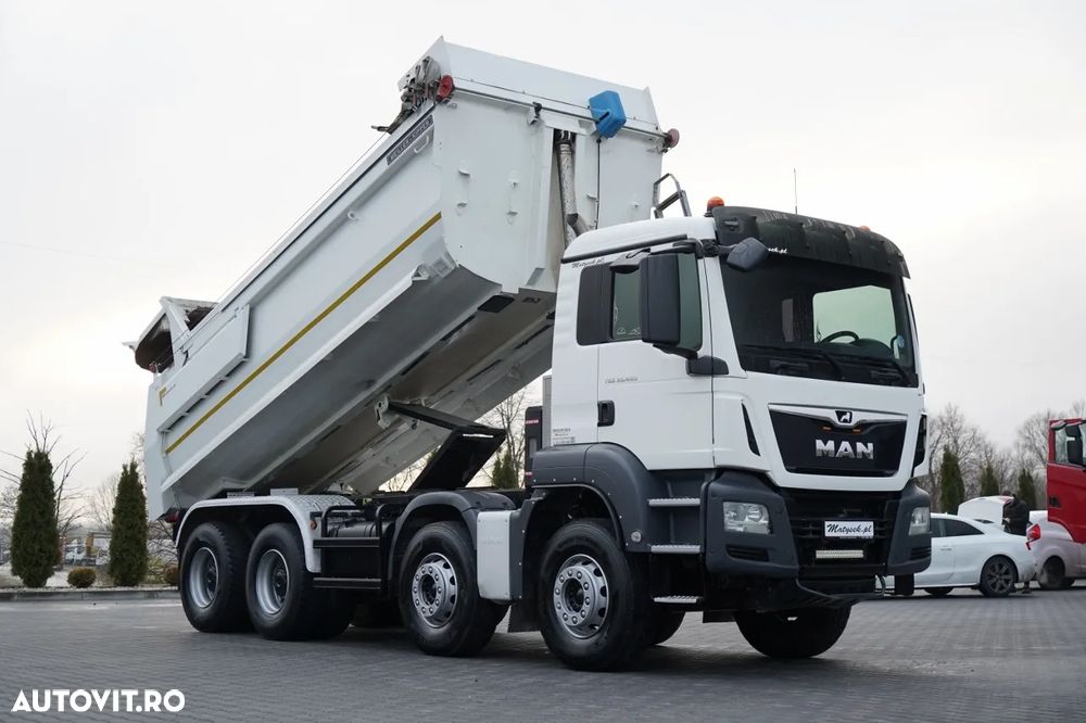 MAN TGS 35.460 / 8X4 / BASCULATOR SPATE / HYDROCLASP / MEILLER KIPPER / AUTOMAT / EURO 6 - 6