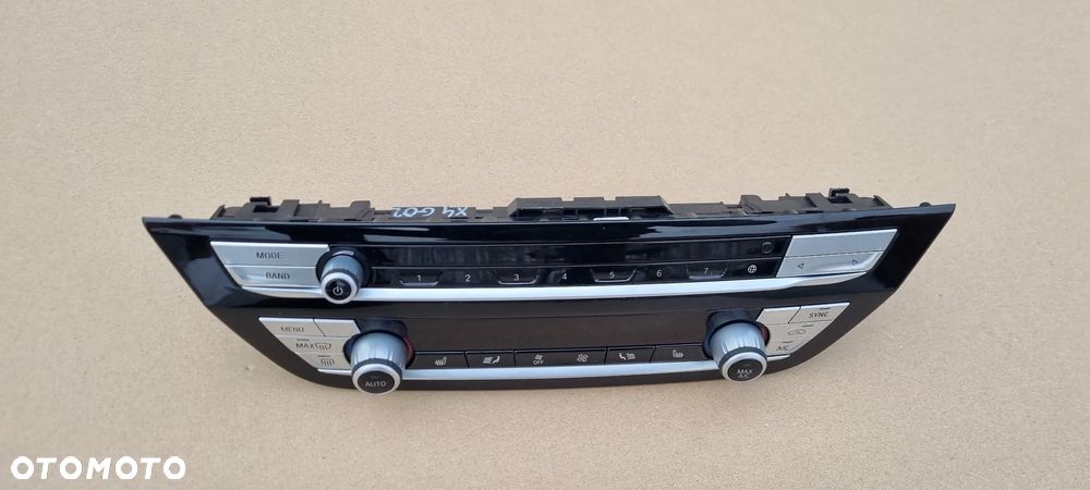 BMW X4 G02 2018- Panel klimatyzacji Radia Europa Oryginał - 2