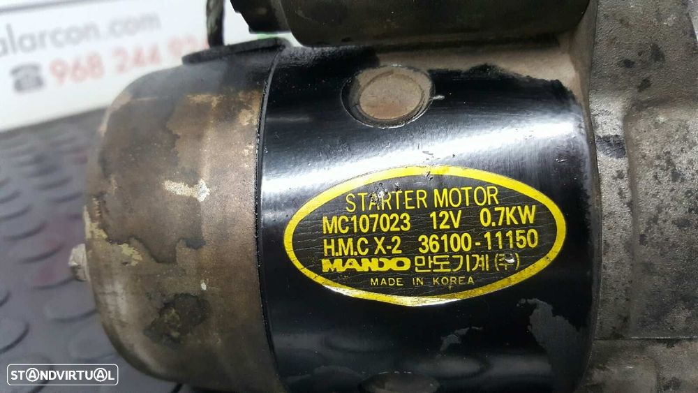 MOTOR DE ARRANQUE HYUNDAI ACCENT (X3) 1.3 GLS AUTOMáTICO - 5