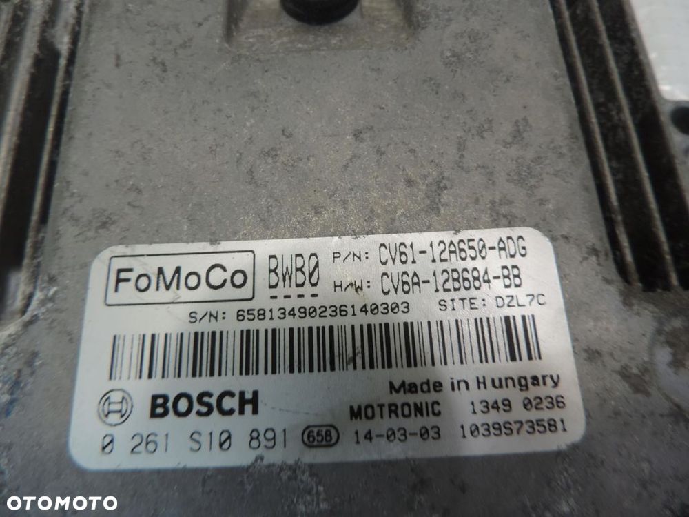 FORD C-MAX MK2 1,0 ECOBOOST KOMPUTER STEROWNIK SILNIKA CV61-12A650-ADG - 3