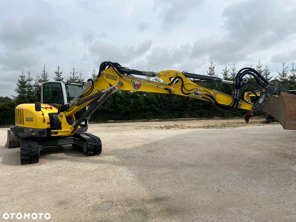 Wacker Neuson Koparka gąsienicowa KLIMA  3xramie łamane Wacker Neuson Et 90 KLIMA Deutz hydrozłącze hydrauliczne Liebherr SW33 LIKUFIX SWA33 + pilot auto hydrauliki 3 x łyżki org Liebherr 9 ton ET90 gumowe gasiennice 1 wł Cat 308 Jcb Yanmar atlas TEREX Liebherr złącze - 4