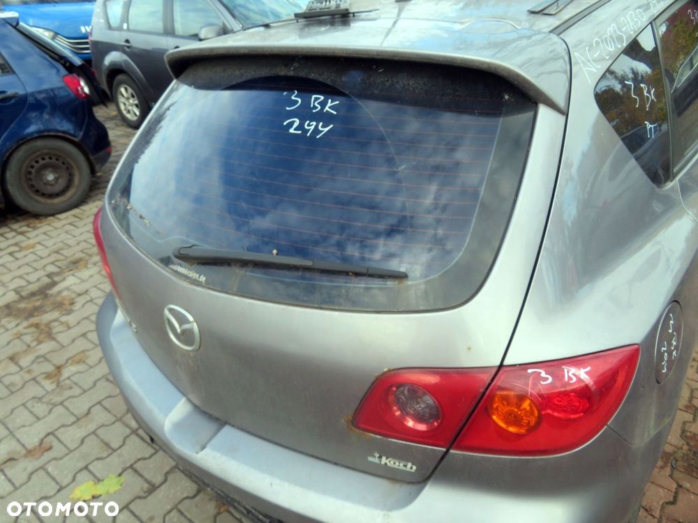 KLAPA BAGAŻNIKA TYLNA 3 I BK 5D HB 29Y  SZARY MAZDA 2003-2006 - 3