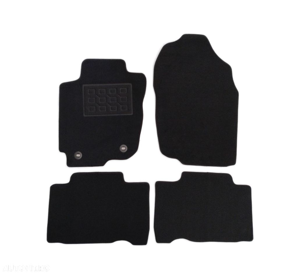 Covorase mocheta Toyota Rav4 2016-prezent, 5 Usi, Negre, set de 4 Buc. - 1