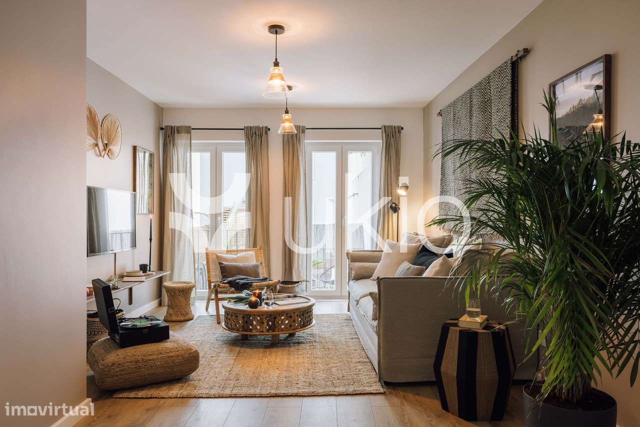 Apartamento T2 com terraço e escritório em Campo de Santana - Grande imagem: 2/22