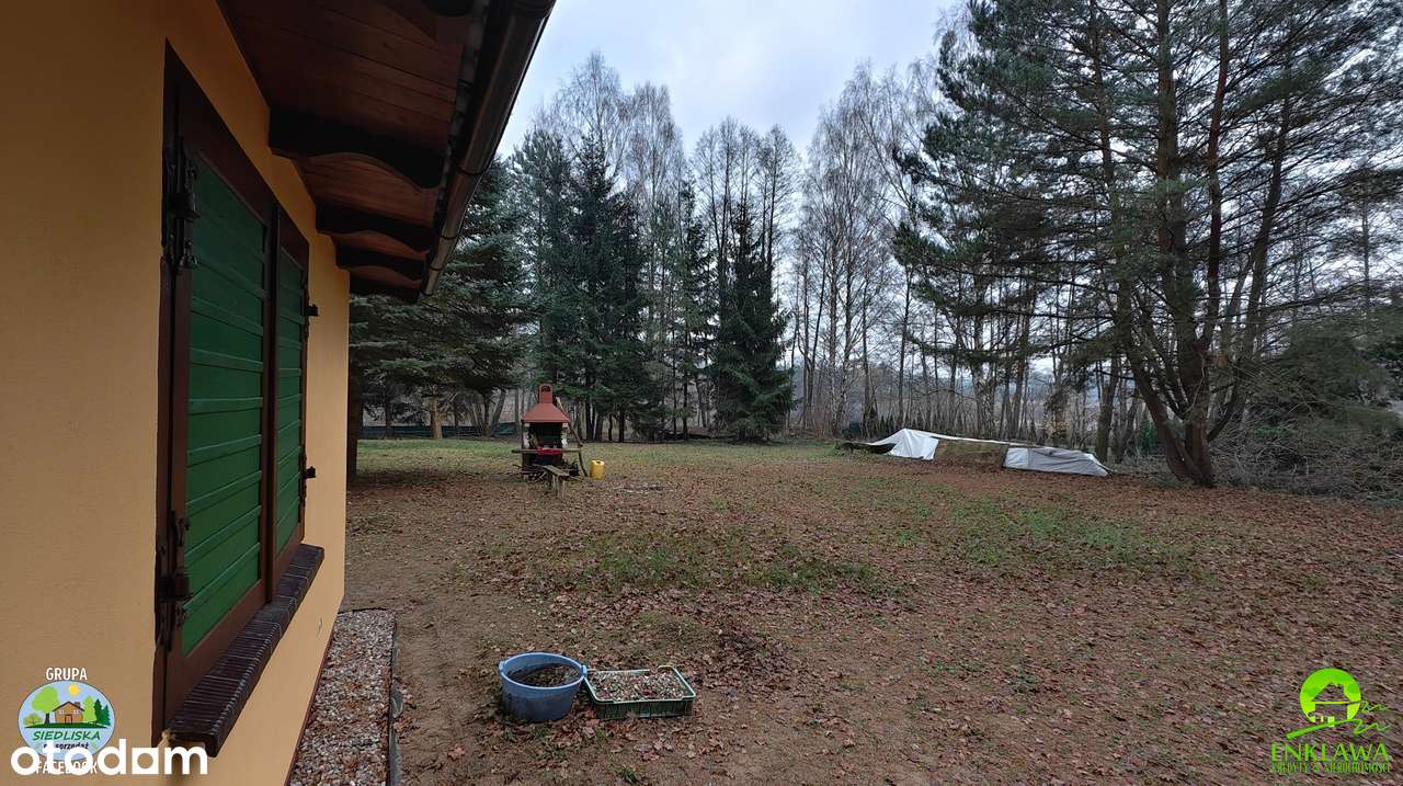 ENKLAWA prezentuje: Mały domek + DUŻA działka przy JEZIORZE! Zobacz-7