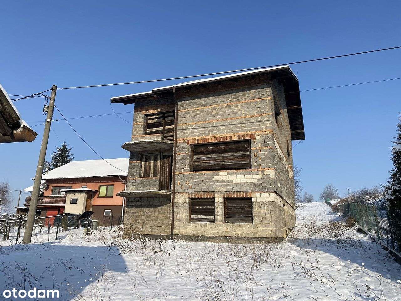 Goleszów-dom w stanie surowym otwartym o pow.250m2 - Pełny obrazek: 2/16