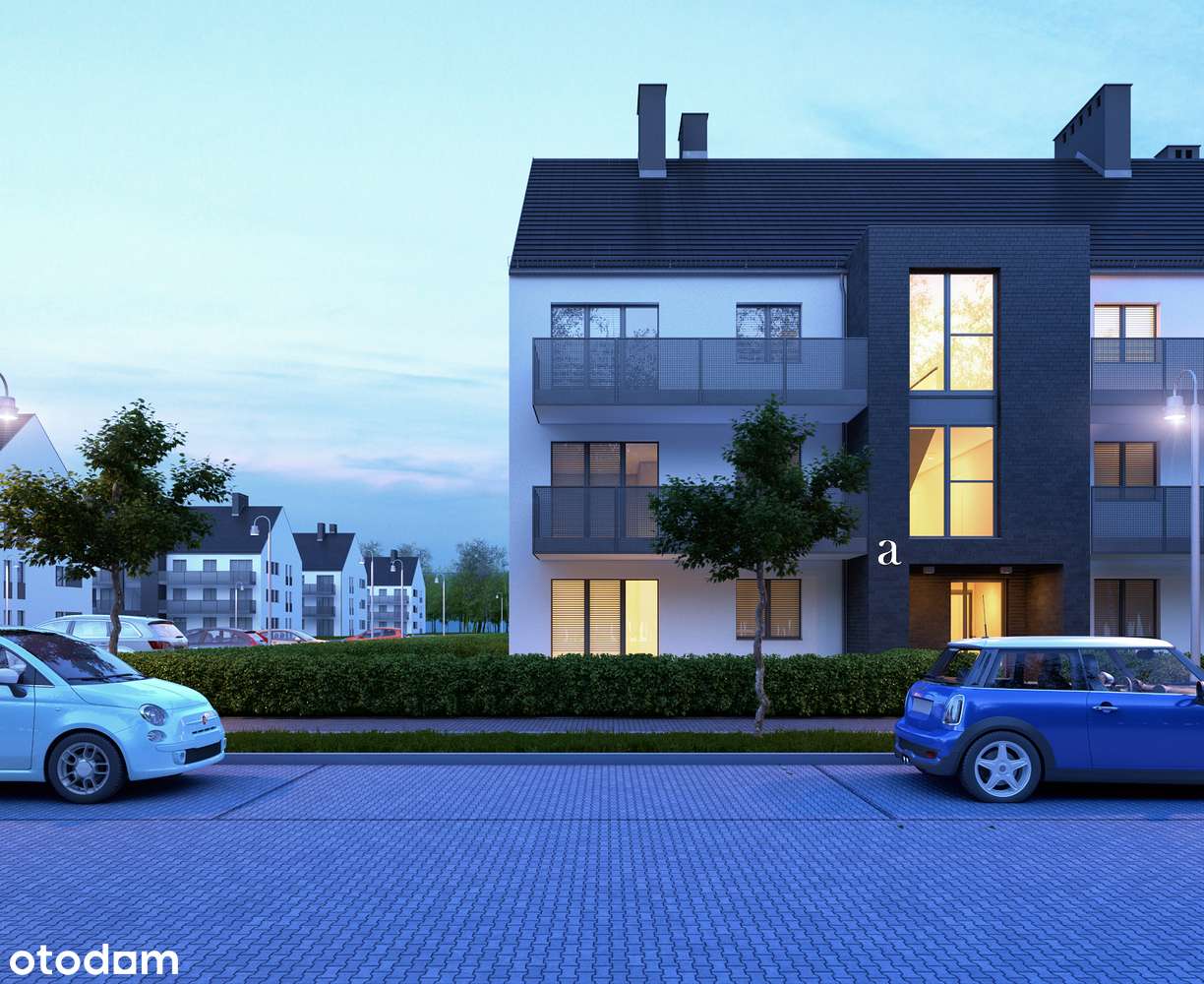 35,91m² +STRYCH 34m² +BALKON 9,88m² !! +M.PARKING.-pod Wrocławiem+las - Pełny obrazek: 5/10