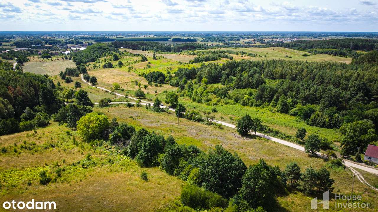 Nowe Kurowo- Piękna działka w otulinie lasów 1247 m2, warunki zabudowy - Pełny obrazek: 4/8
