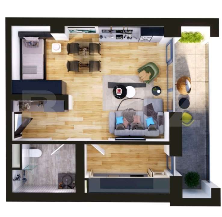 Apartament de vanzare,  1 camere, 40 mp, zona Torontalului - Imagine principală: 1/1