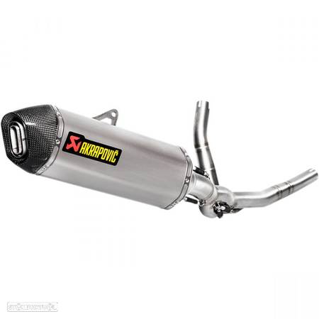 ponteira de escape  suzuki akrapovic exhaust rac ss/ti v-strom ref. s-s6r9-wt - 2