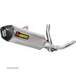 ponteira de escape  suzuki akrapovic exhaust rac ss/ti v-strom ref. s-s6r9-wt - 2