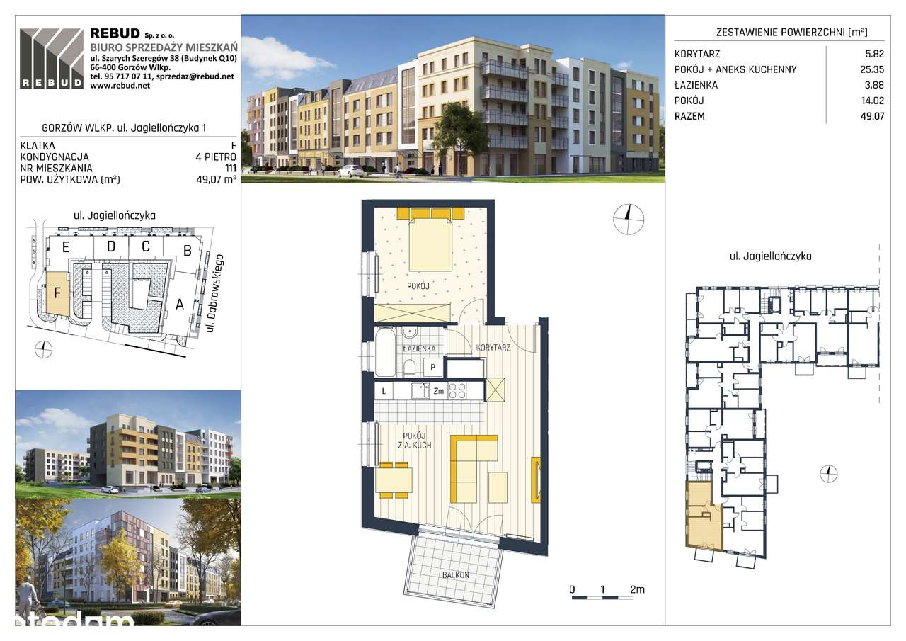Jagiellończyka | Mieszkanie 1/111 - Pełny obrazek: 2/7