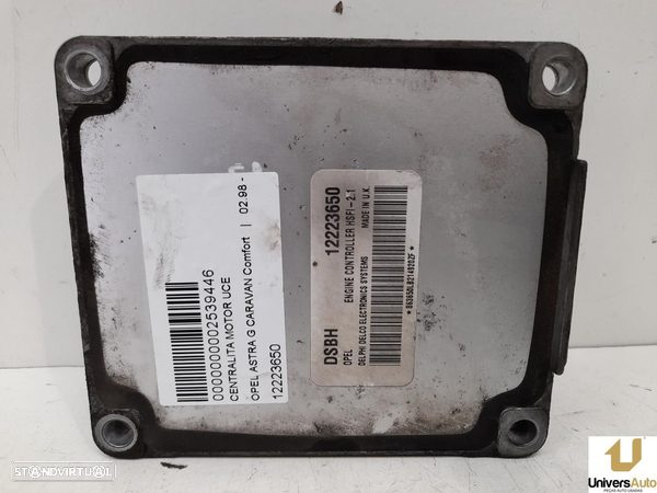 CENTRALINA MOTOR UCE OPEL ASTRA G BREAK FAMILIAR 1998 -12223650 - 4