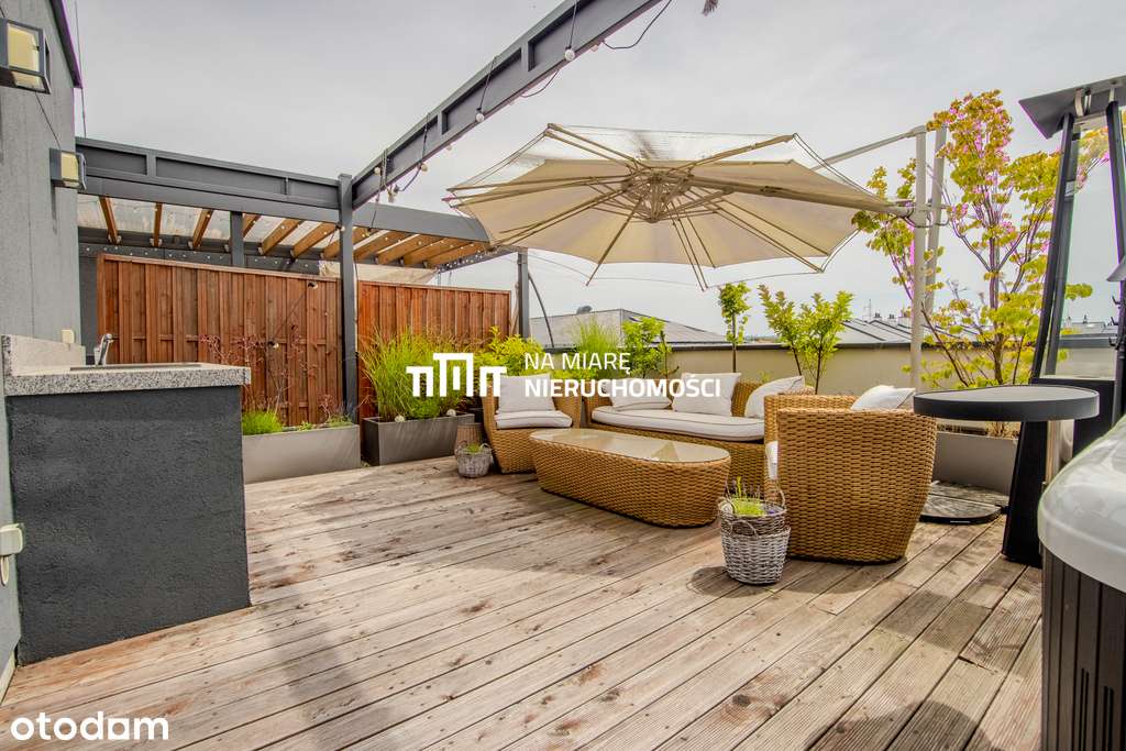 Taras na dachu, Jacuzzi, Fotowoltaika, Wiata x2-14