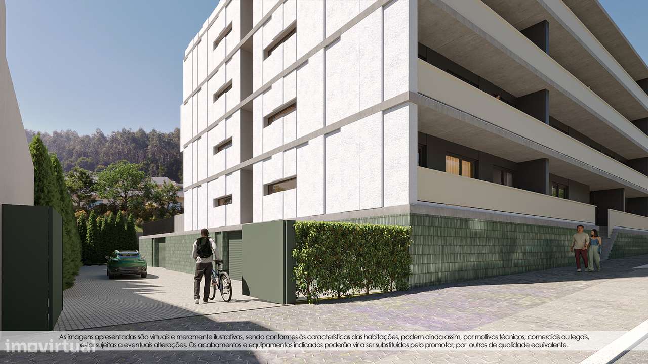 Apartamento T2 c/Varanda (21.90m2) nos Carvalhos (Pedroso) - Grande imagem: 2/26