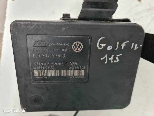 VW VOLKSWAGEN GOLF IV / 4 | AUDI A3 | SEAT LEON | BOMBA MODULO ABS | Ref. 1C0 907 379 D; - 3