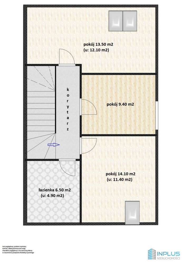 4 pokoje, taras, ogródek, działka 300 m2. - Pobied - Pełny obrazek: 5/16