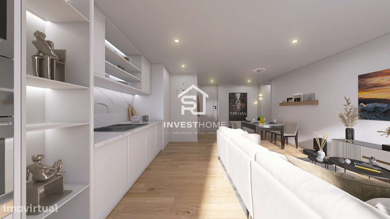 Apartamento T2 | Construção 2027 | Varanda | Lug Garagem - Grande imagem: 5/25